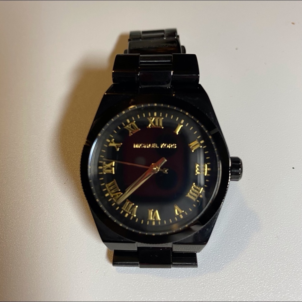Michael Kors MK6100 Channing Black Watch - Picture 3 of 4